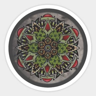 Photosynthesis Mandala T-shirt Sticker